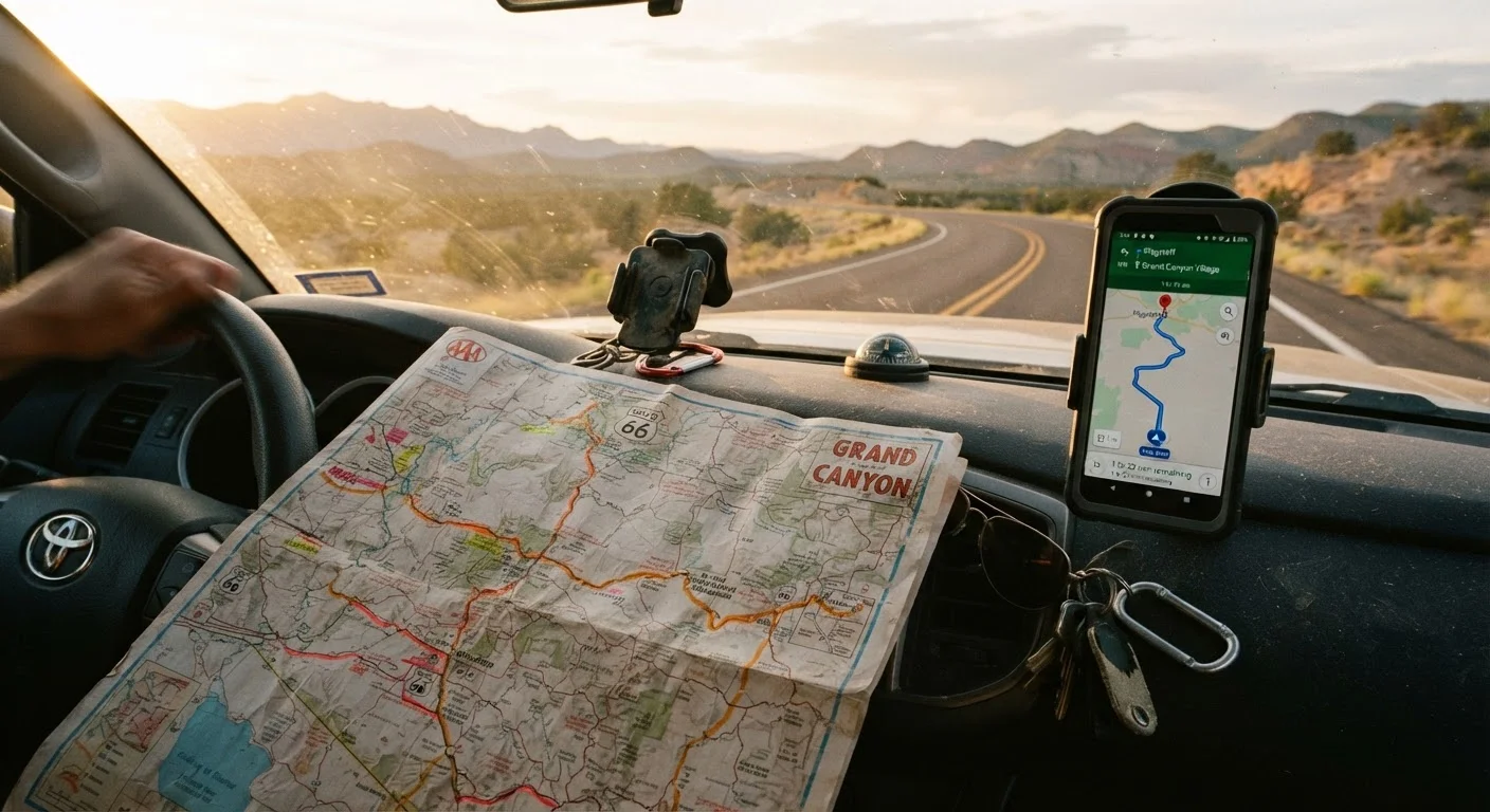 Analog vs. Digital Navigation: What Relying on a Paper Map Still Teaches Drivers
