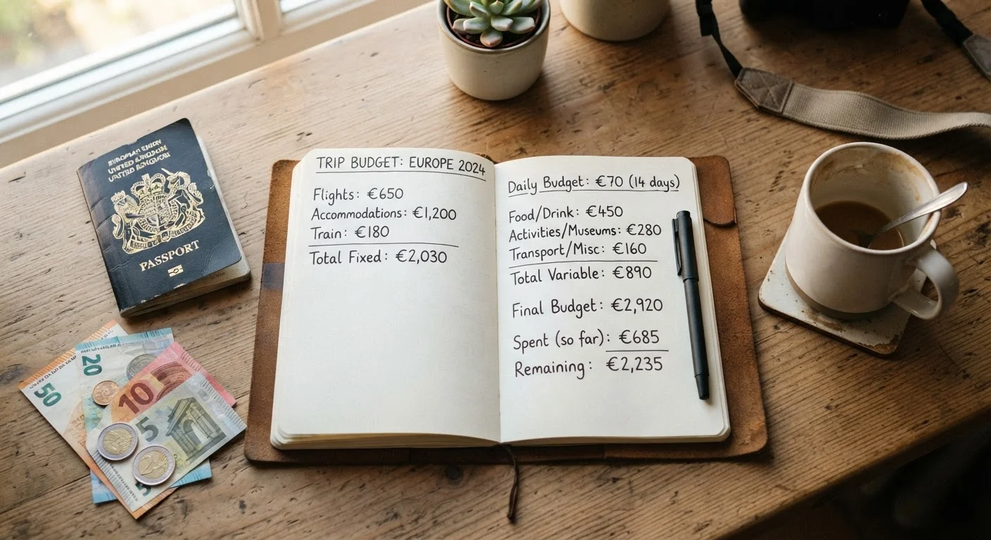 Building a Travel Budget That Actually Survives Contact With Reality