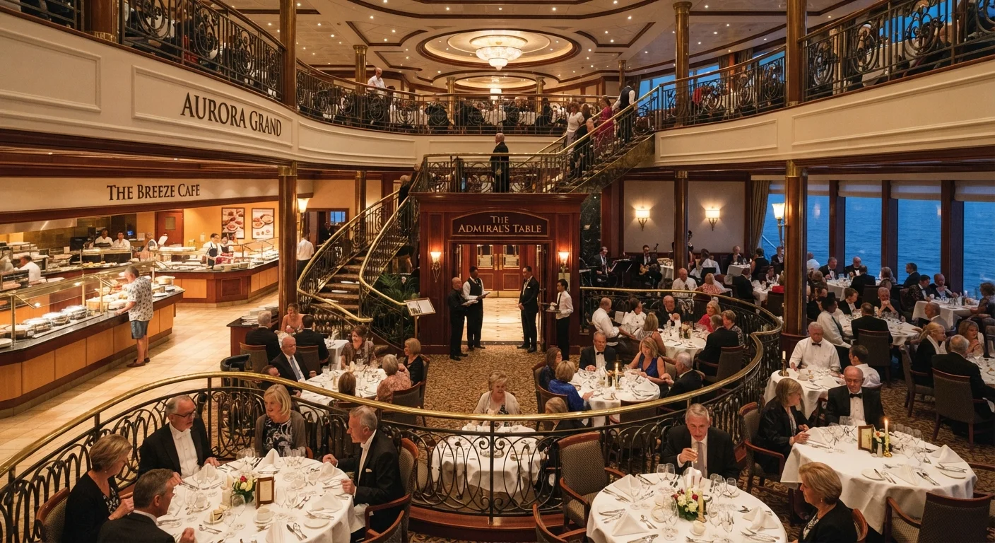 Cruise Ship Dining Structures: From Buffets to Multi-Course Specialty Restaurants