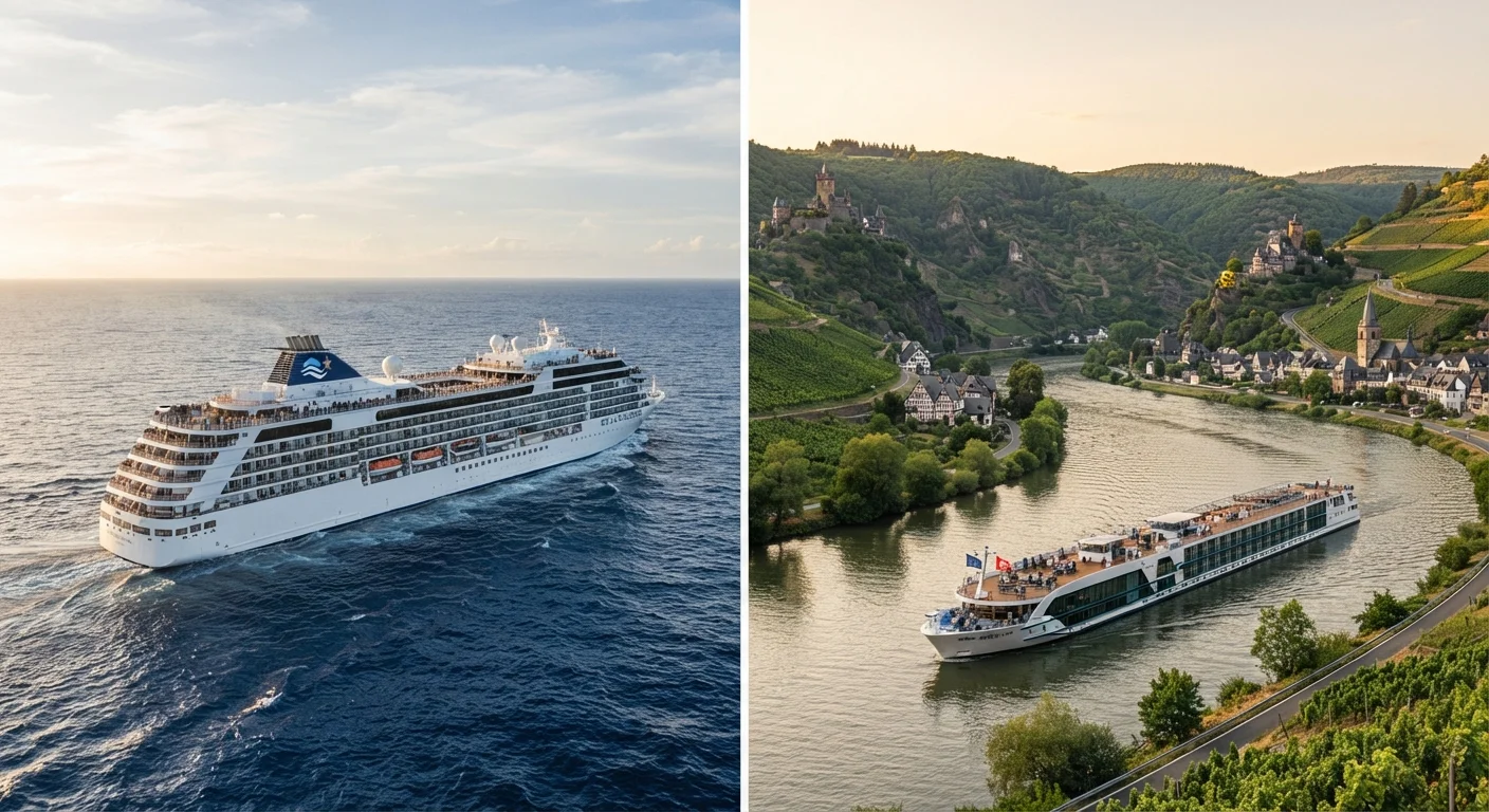 Ocean Cruising vs. River Cruising: Two Very Different Experiences