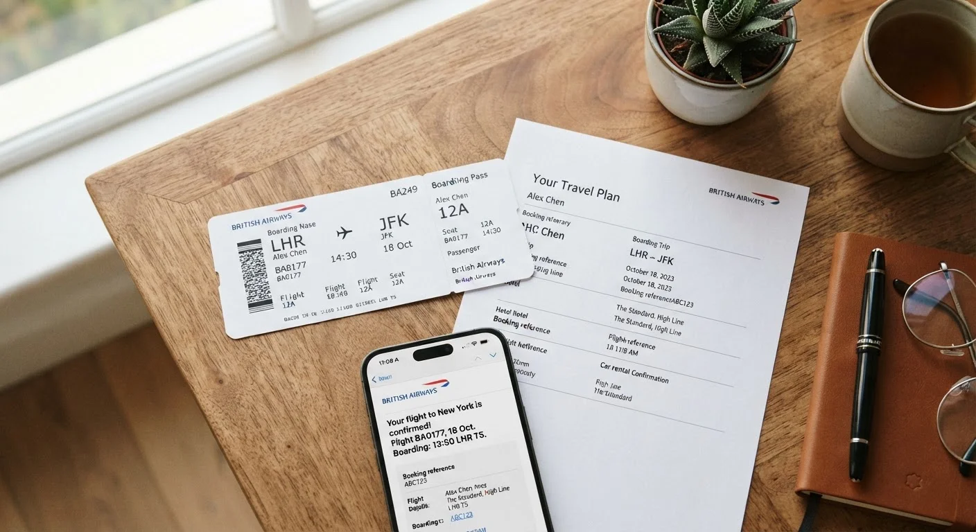 Reading a Flight Itinerary Without Getting Confused