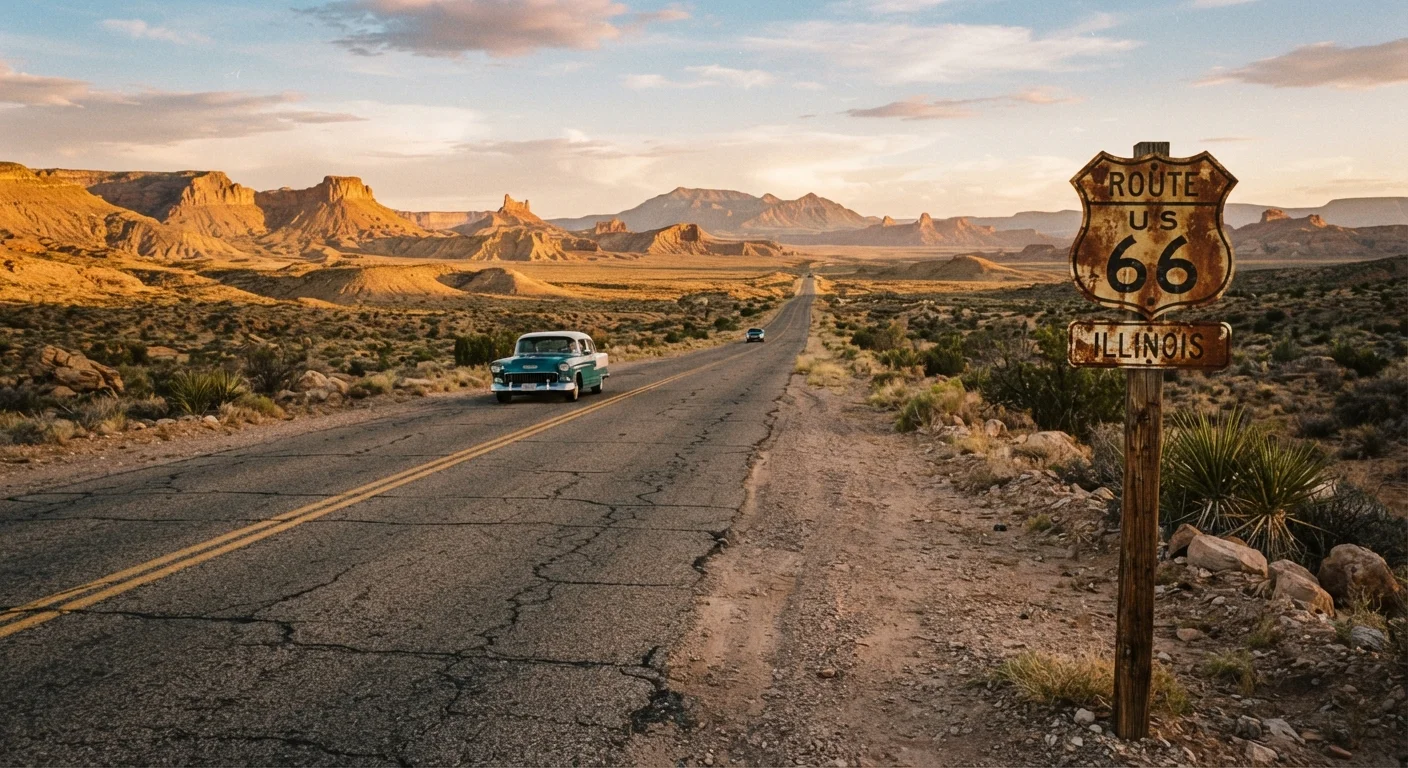 Route 66: The Highway That Built America's Road Trip Mythology