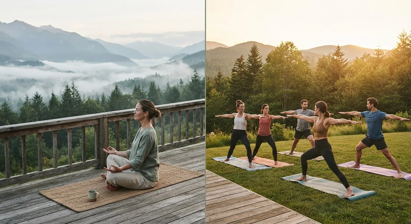 Solo Wellness Retreat vs. Group Program: Choosing the Right Social Format for Your Recovery
